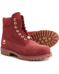 Timberland Premium Boots - Red