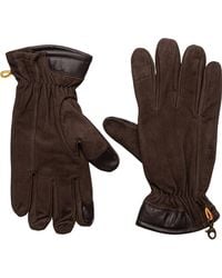Timberland Nubuck Gloves - Brown