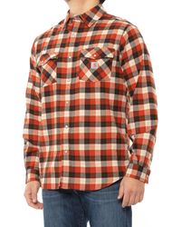 Carhartt 104914 Rugged Flex(r) Midweight Flannel Plaid Shirt - Multicolor