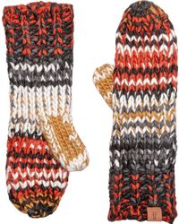 Frye Marled Mittens - Red
