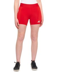 adidas Techfit Volleyball Shorts - Red