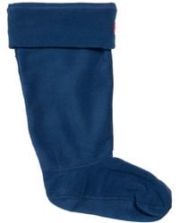 hunter short fleece welly socks