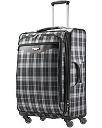 American Tourister 29" Plaid Fashion Spinner Suitcase - Black