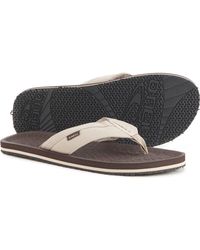 O'NEILL MENS FLIP FLOPS.NEW CHAD ARCH SUPPORT TAN BROWN THONGS SANDALS 9S 4/709 