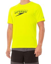 Speedo Graphic Swim T-shirt - Yellow