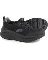 Skechers D?lux Walker-running Vision Sneakers - Black