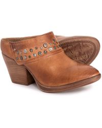 sofft leather clogs