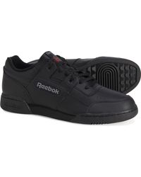Reebok Leather Workout Plus Altered Training Shoes In Black For Men Lyst