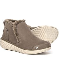 ryka namaste ankle wedge boots