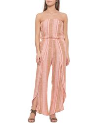 drew striped jumpsuit