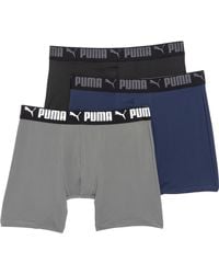 PUMA Athletic Fit Boxer Briefs - Blue