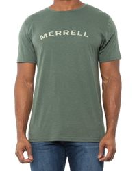 Merrell Mens Kennewick Short Sleeve Shirt Small Renegade