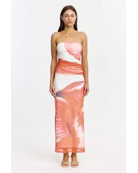 SO ONLINE AU - Sura Strapless Dress For Polyester Blend - Lyst