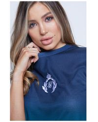 SIKSILK - Fade Embroidered T-shirt Dress - Lyst