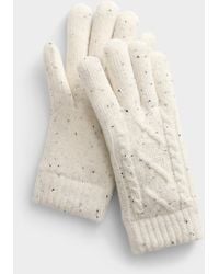 Simon's - Confetti Knit Gloves - Lyst
