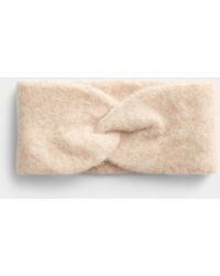 Simon's - Fuzzy Alpaca Knit Headband Exclusive Collection From Italy - Lyst