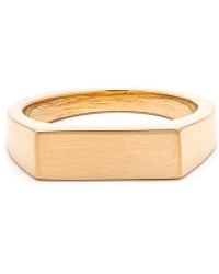 Obakki - Upcycled Brass Rectangular Golden Ring - Lyst