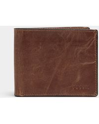 Fossil - Derrick Leather Wallet - Lyst