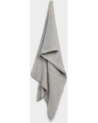 Vero Moda - Solid Fluffy Scarf - Lyst
