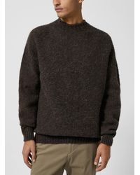 Sunspel - Pure Shetland Wool Sweater - Lyst