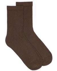 Simon's - Solid Comfortable Socks Made In Portugal - Lyst