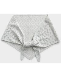ONLY - Openwork Lightweight Triangular Scarf - Lyst