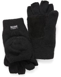 Le 31 - Heathered Wool Hooded Gloves - Lyst
