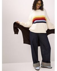 Twik - Retro Stripes Loose Sweater - Lyst