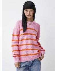 Twik - Oversized Striped Ribbed Sweater - Lyst