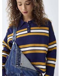 Twik - Wide Stripe Polo - Lyst