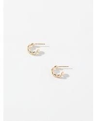 Simon's - Rhinestone Stone Half - Lyst
