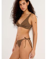 Simon's - Striped Ruffle - Lyst