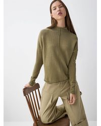Twik - Reverse Seam Mock Neck Sweater - Lyst