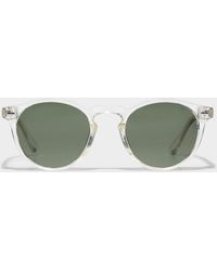 Simon's - Morgan Polarized Round Sunglasses - Lyst