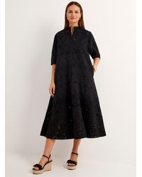Ted Baker - Nikaia Broderie Anglaise Trapeze Dress - Lyst