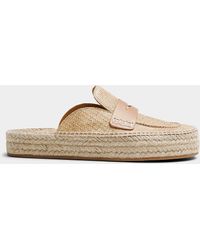JW Anderson - Leather Espadrille Loafer Mules Men - Lyst