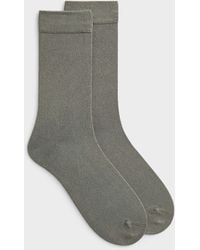 Lindbergh - Solid Bamboo Viscose Dress Socks - Lyst