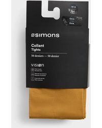 Simon's - Solid Colour Recycled Nylon Tights 50 Denier - Lyst