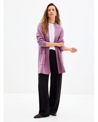 Contemporaine - Patch Pocket Open Cardigan - Lyst