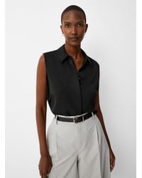 Contemporaine - Shirt Collar Silky Cami - Lyst