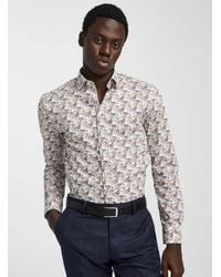 Le 31 - Ornamental Floral Shirt Modern Fit - Lyst