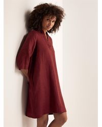Contemporaine - Organic Linen Shirtdress - Lyst