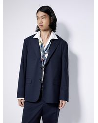 Le 31 - Stretch Piqué Suit Jacket Wool - Lyst