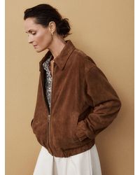 Simon's - Ciara Oversized Suede Jacket - Lyst