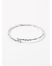 Simon's - Shimmery Crystal Bangle - Lyst