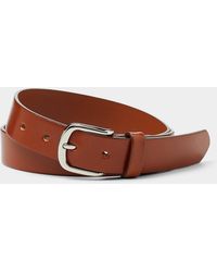 Simon's - Essential Leather Belt - Lyst