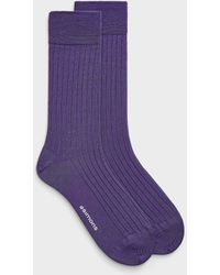 Le 31 - Stretch Ribbed Dress Socks - Lyst