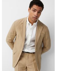 Polo Ralph Lauren - Sand Pure Linen Jacket Regular Fit - Lyst