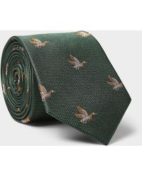 Le 31 - Migratory Bird Jacquard Tie - Lyst