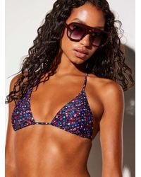 Simon's - Halter String Triangle Bra - Lyst